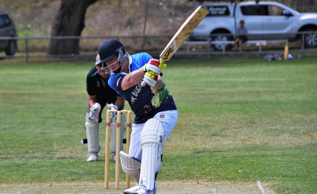 Cracking Cricket: Star Hotel Budgies batsman Matt Clarke. See quality cricket on Sunday, at Woodward Oval. Parkes team will strive to maintain their winning form.