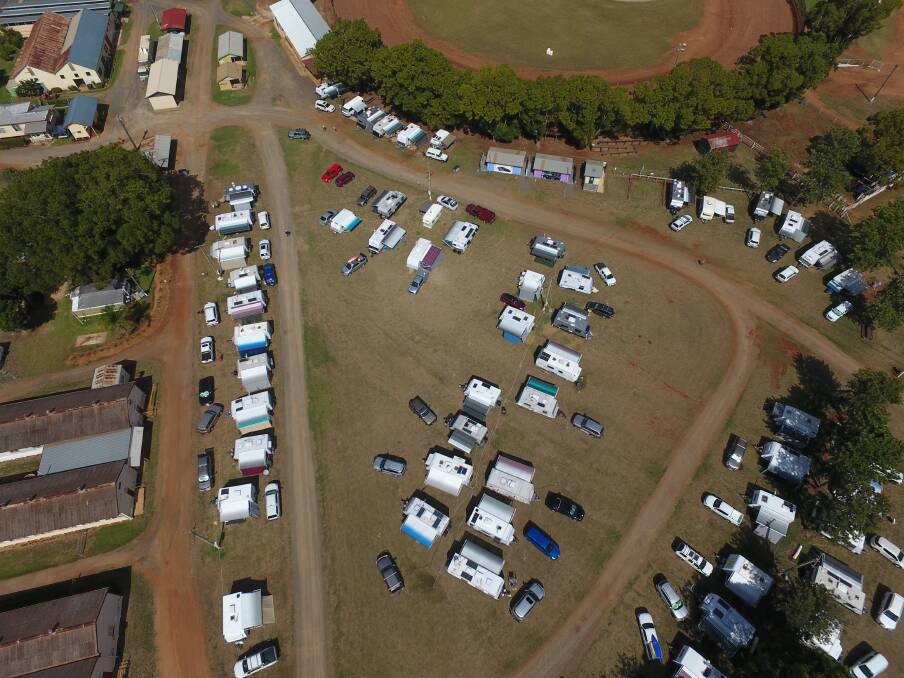  RVs at the ACC Kingaroy Chairman’s Muster in March. Photo credit: Bob Beck.