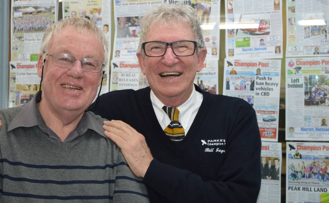 Editor Roel ten Cate and Senior Journalist Bill Jayet have racked up 84 years between them at their beloved Champion Post. 