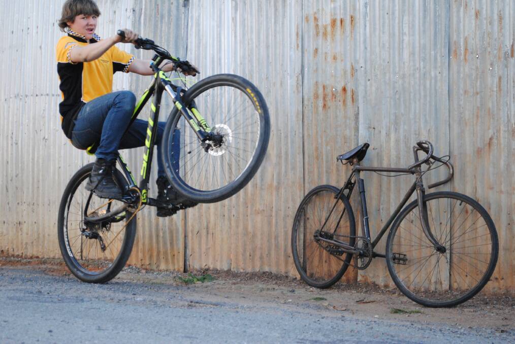 Jack Mill can be spotted on his modern day Scott mountain bike popping wheelstands around town (it’s been rumoured that he can make the length of the main street), but he’s equally enthusiastic about his vintage bicycle.