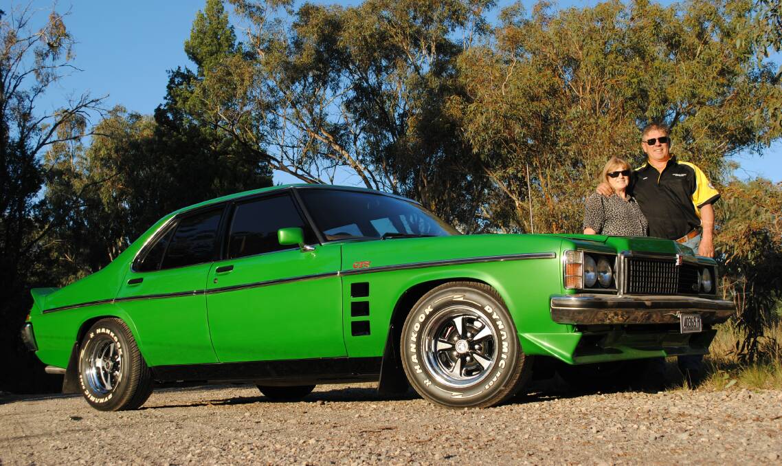 John and Jacki Hutty from Dubbo have fully restored their Super Mint Green 1977 Holden HZ GTS. 