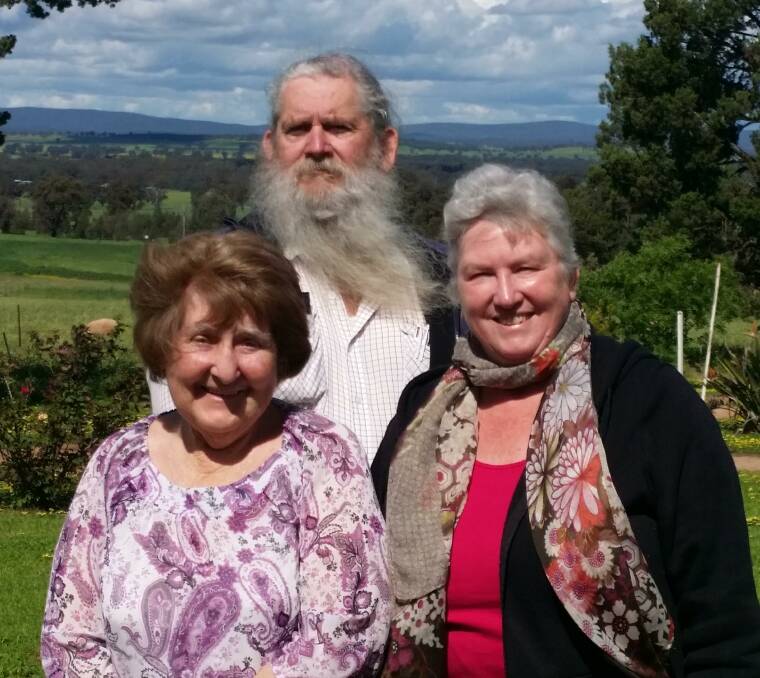 Jacque Abbott (Treasurer), David Acheson (Chairperson) and Eileen Newport (Secretary) of the Lachlan Reconciliation Group. 