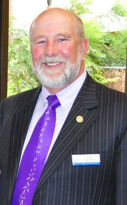 Cr Ken Keith OAM, Mayor of Parkes Shire. 