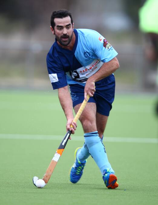 TIME TO BUILD: Keiran Gentles and his Souths team-mates are aiming to string together men's Premier League Hockey victories. Photo: PHIL BLATCH