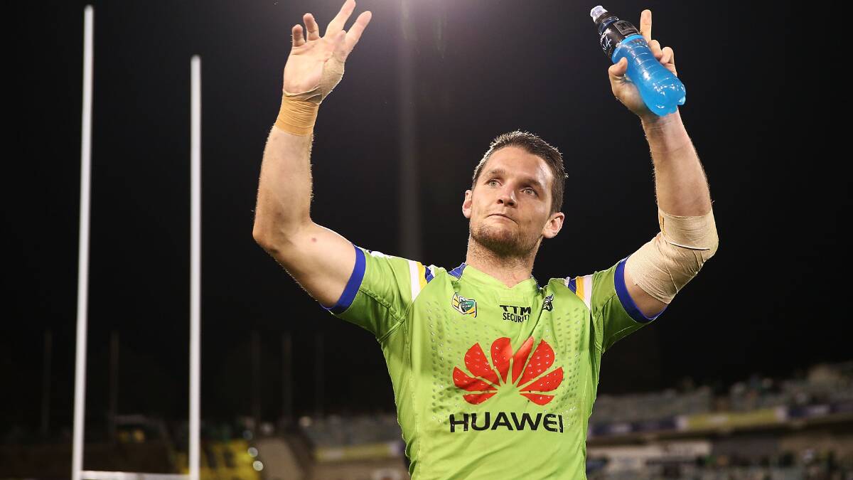 Canberra Raiders captain Jarrod Croker. Pic: Getty Images