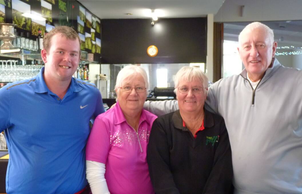 Claiming the major awards at the LVDGA Mixed Fourball were Parkes' Justin Sutton, Kaye Jones, Lynne Guise and Ian Phipps.