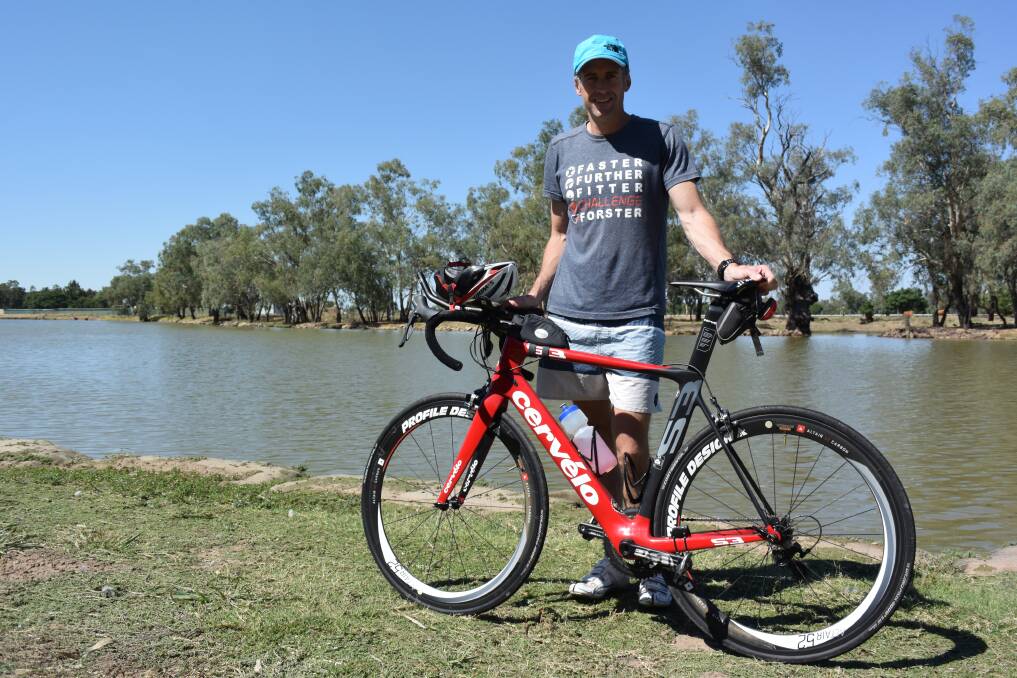 Participants will travel to Forbes from all over NSW and Victoria for the Forbes Triathlon Festival. Pictured is Nick Turner.