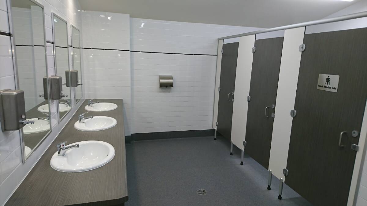 Fresh: Patrons will benefit from new facilities including toilets and bathrooms. Photo: File.