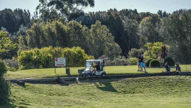 The Eastlake Golf Course could be in for a transformation under a long-term vision for Botany Bay. Photo: Brendan Esposito