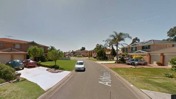 A general view of Athlone Street, Cecil Hills. Photo: Google StreetView