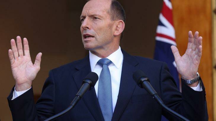 The government intends to serve a full term, says PM Tony Abbott.  Photo: Andrew Meares