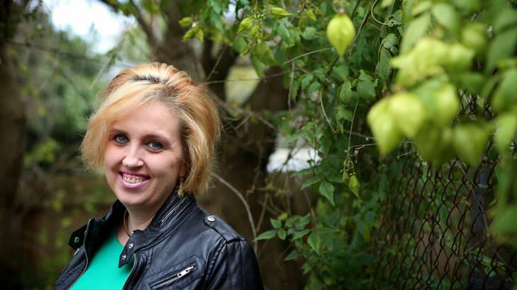 You have to smile: Lydia Kassouaa's melanoma has disappeared after she took part in a trial of drugs that target the genetic flaws that cause cancer to grow. Photo: James Alcock