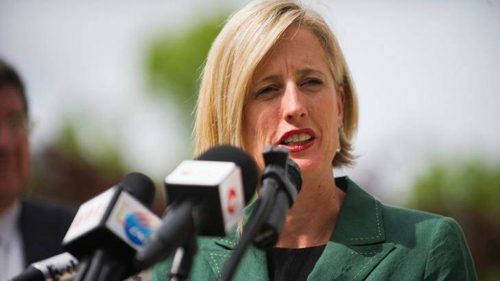 Katy Gallagher: Likely to be selected unopposed as the next Labor Senate candidate for the ACT. Photo: Rohan Thomson