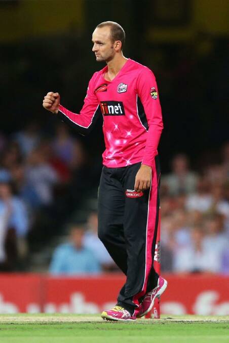 Spun out: Nathan Lyon will be a key player for the Sixers in the BBL final.