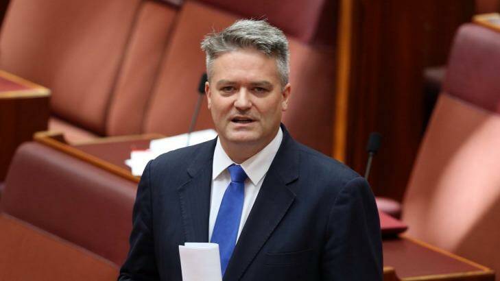 Senator Cormann has challenged Labor to 'step up to plate' and work with the Coalition to pass savings through Parliament. Photo: Andrew Meares