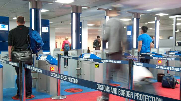 The new "eGate". Photo: Australian Customs and Border Pr