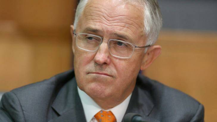 Mr Turnbull's personal ratings were down four points and Bill Shorten's improved six points. Photo: Alex Ellinghausen