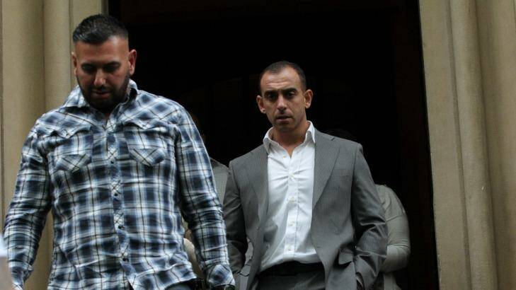 Mahmoud Barakat (right) is accused of killing Ali Jammas in 2013. Photo: Louise Kennerley