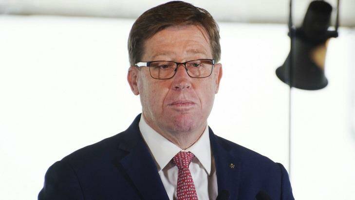 Troy Grant is stepping down as Deputy Premier and leader of the NSW Nationals Photo: Christopher Pearce