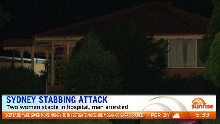 Two women were stabbed by a man in Emu Plains.? Photo: Channel Seven