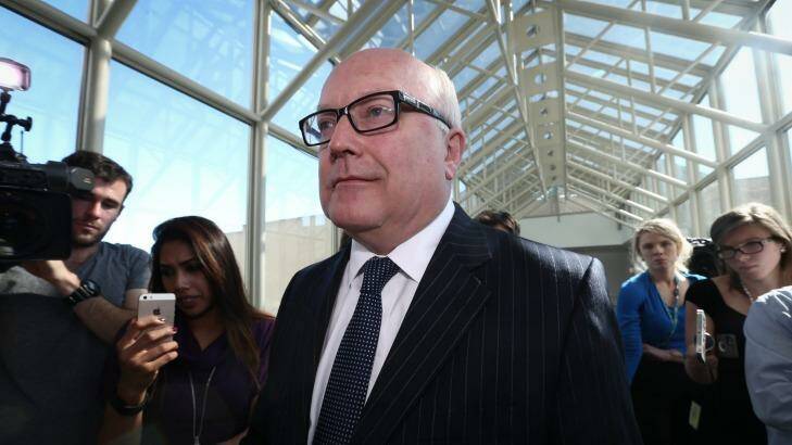 The Senate's scrutiny of bills committee has sought detailed advice from Attorney-General George Brandis on the government's justification for its plans to try prevent legal challenges by green groups. Photo: Alex Ellinghausen