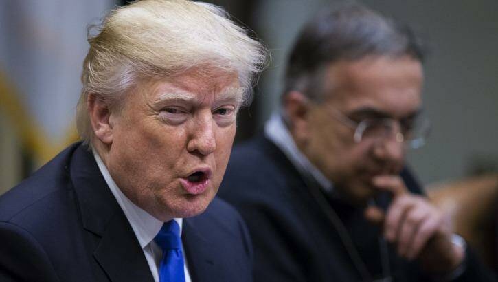 US president Donald Trump is poised to slap a blanket ban on migration from a raft of countries including Iran and Iraq. Photo: Shawn Thew