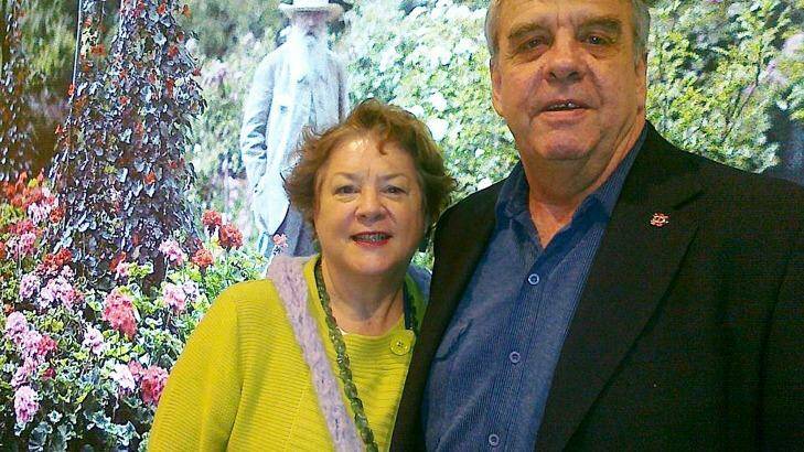 Jo-Ann Thwaites, pictured with her late husband Tony, was killed while crossing the road in Brookvale. Photo: Facebook