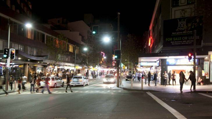 The Kings Cross precinct has been most affected by the lockout and last drinks laws. Photo: Steve Lunam