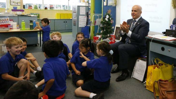 NSW Education Minister Adrian Piccoli, who visited Ultimo Public School in December 2014. Photo: Peter Rae