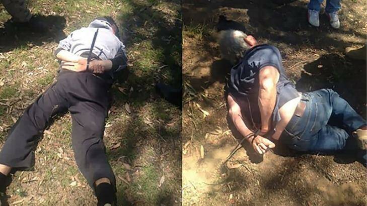 Mark and Gino Stocco were arrested at the remote property near Elong Elong. Photo: NSW Police