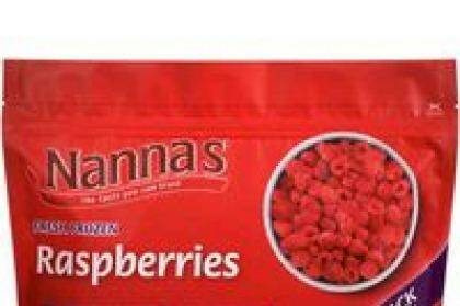 Recalled: Nanna's frozen raspberries.