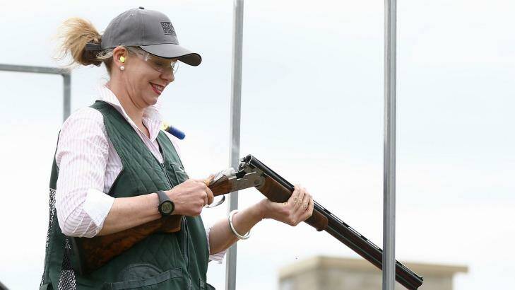 Nationals senator Bridget McKenzie is now a member of parliamentary groups Friends of Shooting, and Friends of Gun Control.   Photo: Alex Ellinghausen