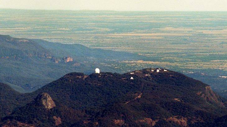 The Australian Astronomical Observatory at Siding Spring. This telescope started the mapping of galaxies used by the GAMA research project. Photo: Quentin Jones