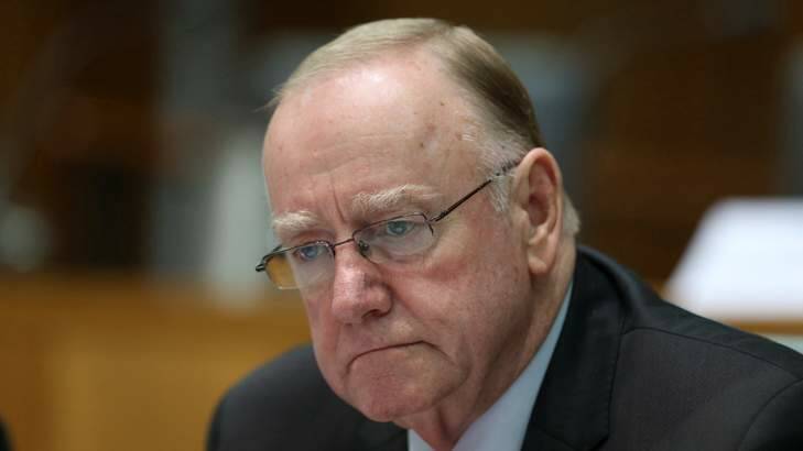 "I had been concerned about our pre-budget message.": Senator Ian Macdonald. Photo: Andrew Meares