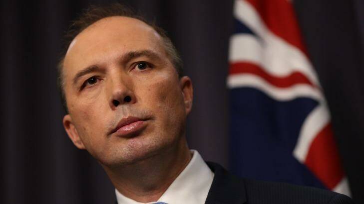 Immigration Minister Peter Dutton has said the men will not come to Australia. Photo: Andrew Meares