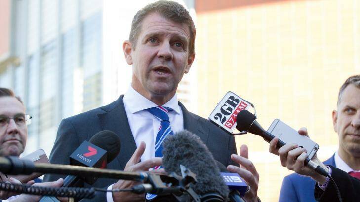 NSW Premier Mike Baird has said he would not require surgery after the fall in his home.  Photo: Janie Barrett