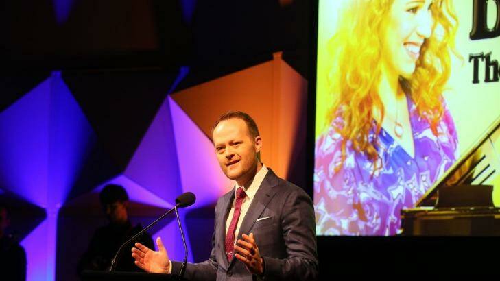 Producer Michael Cassel at the launch of Beautiful: The Carole King Musical.  Photo: Peter Rae
