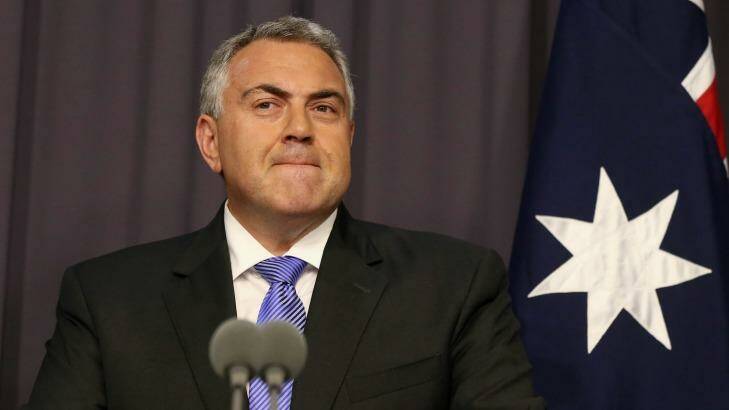 Treasurer Joe Hockey says states ought to re-think their opposition to increasing the GST. Photo: Alex Ellinghausen