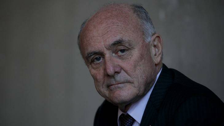 Furious: Professor Allan Fels is angry at the panel changes. Photo: Alex Ellinghausen 