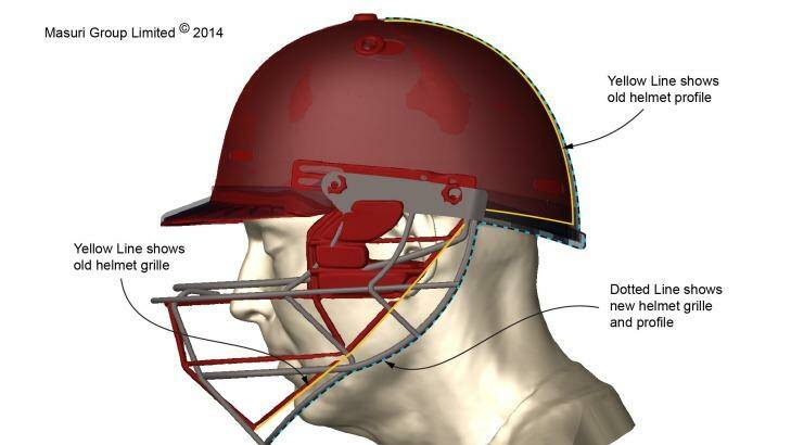 In this computer generated image provided by Masuri Group Ltd it shows a cricket helmet with old and new profiles. In light of the death of Australian batsman Phillip Hughes, are cricket helmets affording the right level of protection to batsmen receiving deliveries of up to 90 miles per hour from the world's quickest bowlers? And will helmets ever guarantee the safety of a batsman?