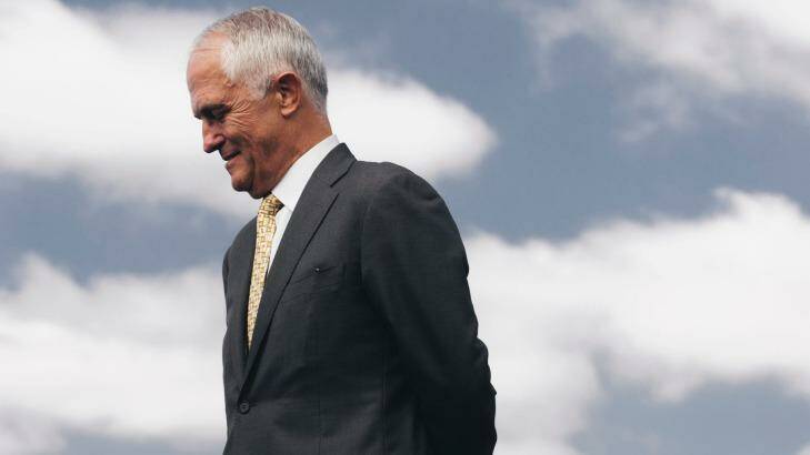 Prime Minister Malcolm Turnbull on Australia Day. Photo: Rohan Thomson