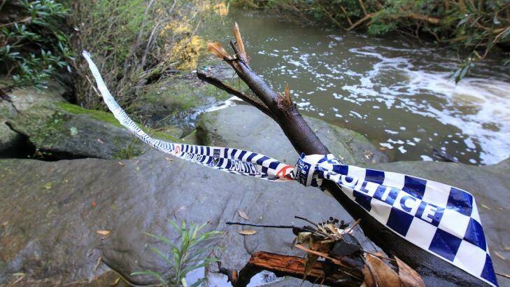 The woman's body was found beside a creek in the Berowra Valley Regional Park.  Photo: Peter Rae