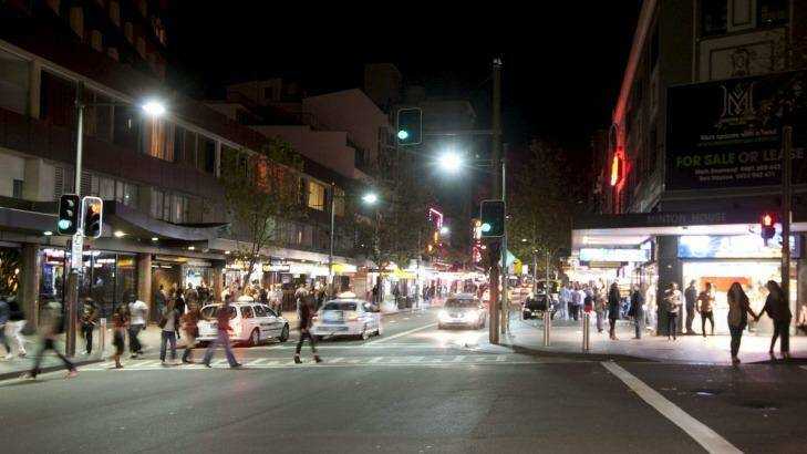 The Kings Cross precinct, once a busy nightlife hub, has been most affected by the lockout laws. Photo: Steve Lunam