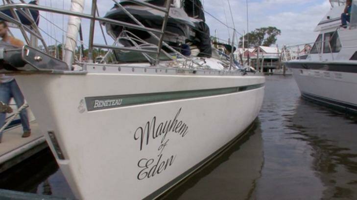 The yacht Mayhem of Eden. Photo: Supplied