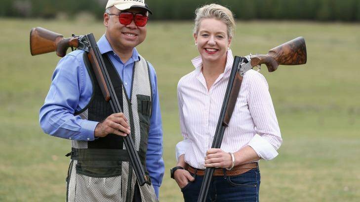 Nationals senator Bridget McKenzie says she will invite colleagues from the Parliamentary Friends of Shooting group, which includes Liberal MP Ian Goodenough, to also join the gun control group. Photo: Alex Ellinghausen