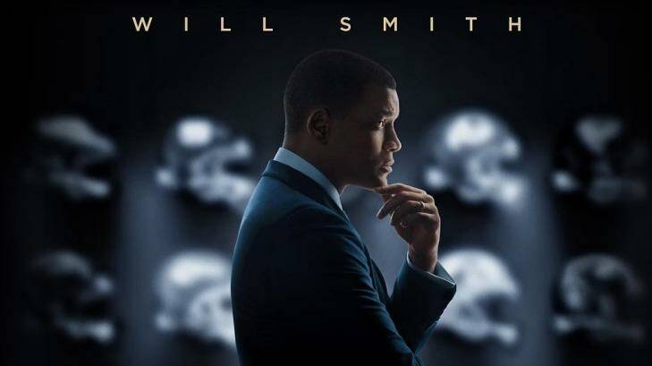 Movie poster of Actor Will Smith in the movie Concussion.