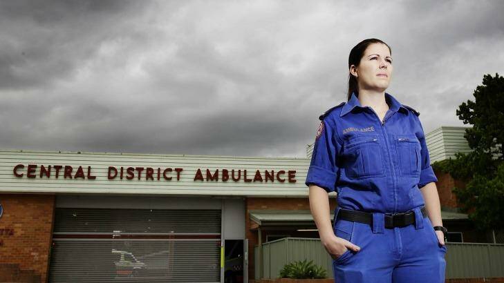 Ambulance Service of NSW Inspector Janine Kiely says her profession is no longer accorded the respect it once was. Photo: Jessica Hromas