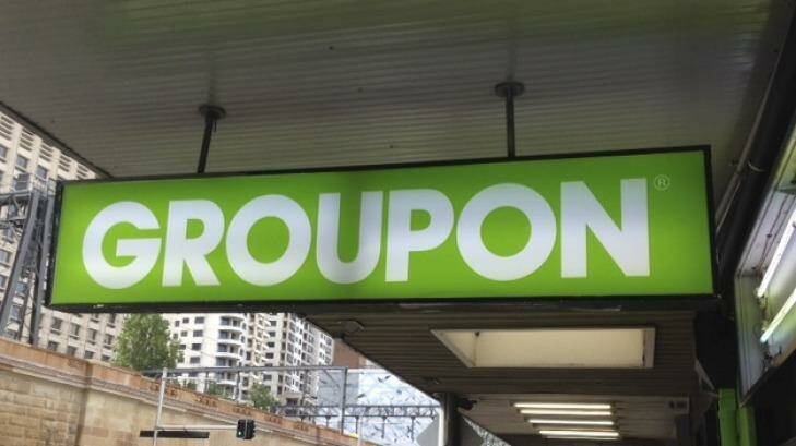 Groupon pop up store in Elizabeth Street, Sydney