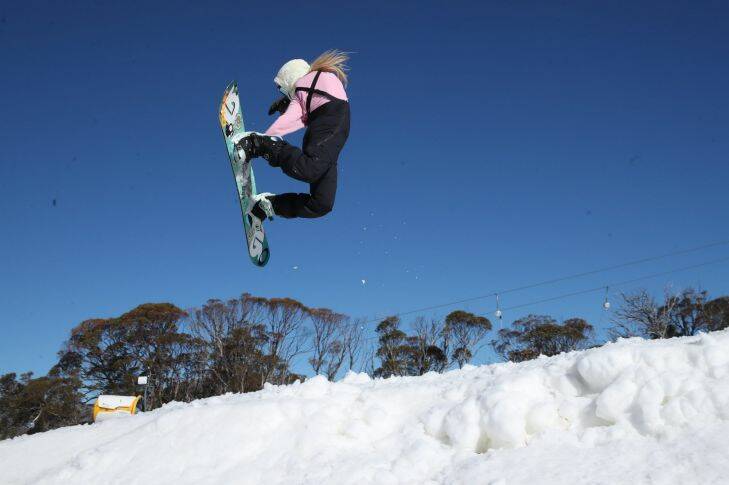 Zahra Kell at Perisher on Saturday 10 June 2017. Photo: Andrew Meares 