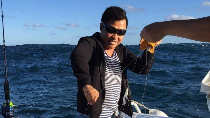Tim Nguyen has been missing since his boat capsized at Botany on Thursday. Photo: Supplied